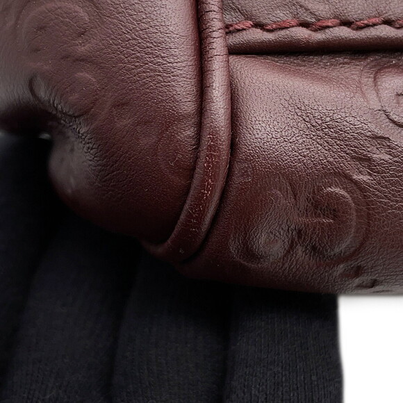 GUCCI Authentic Red Leather Shoulder Bag - Picture 7 of 15